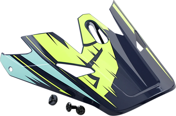 Visor Kt Sector Warp Nv/tl Blue, Green, Yellow ONE SIZE, 1, nordicamoto.ro