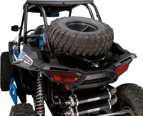 MOOSE RACING Rzr Spare Tire Carrier Black -0