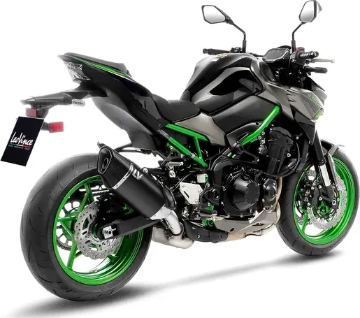 Tobă de eșapament LeoVince LV-14 R Black Edition Slip-On pentru Kawasaki Z900, 2, nordicamoto.ro