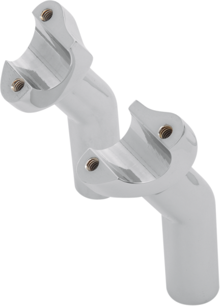 Forged Aluminum Handlebar Riser Silver, 1, nordicamoto.ro