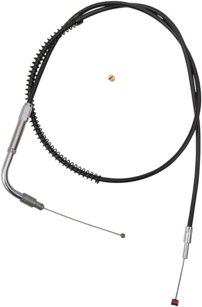 Black Vinyl Throttle/idle Cable Black +76 mm (3''), 1, nordicamoto.ro