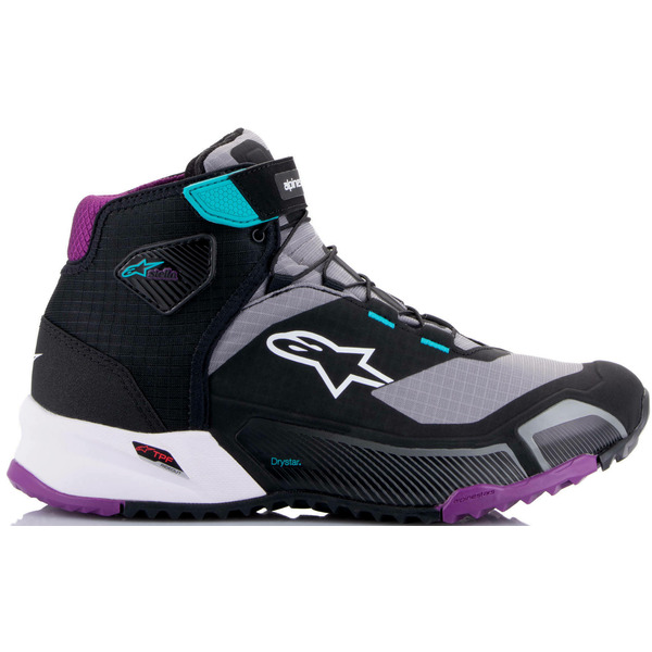 Ghete dama ALPINESTARS CR-X DRYSTAR Black/Grey/Purple-3