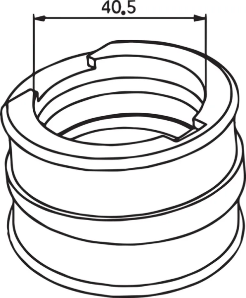 Carburetor Mounting Flange Black-1