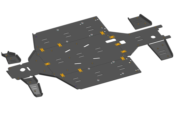 PLASTIC SKID PLATE ASSY, 2, nordicamoto.ro