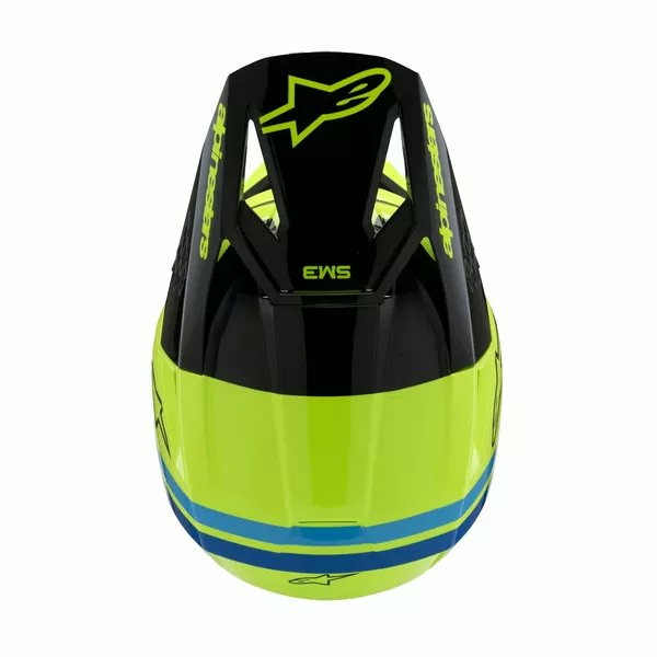 Casca Copii Alpinestars S-Mm3 Radium Black/Blue/Yellow-1