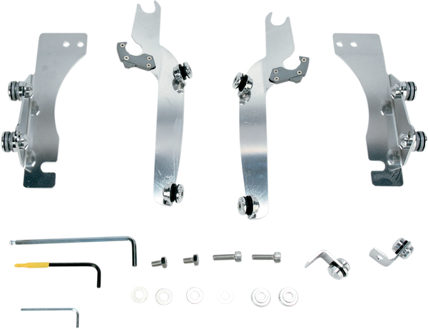 No-tool Trigger-lock Mount Kit For Sportshield Silver, 1, nordicamoto.ro