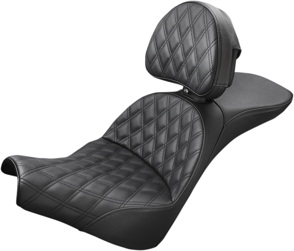 Explorer Lattice Stitch Seat Black, 1, nordicamoto.ro