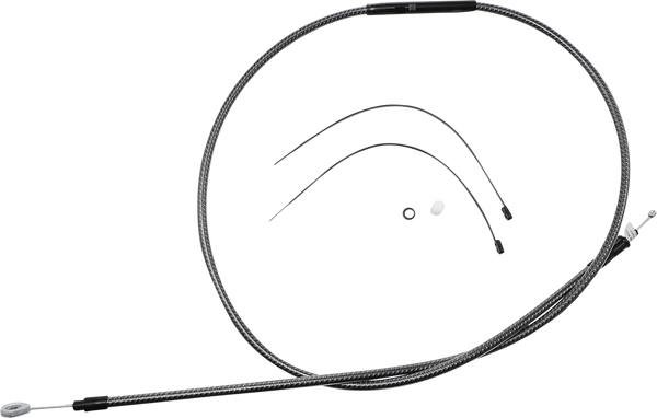 High-efficiency Polished Karbonfibr Clutch Cable Silver, 1, nordicamoto.ro