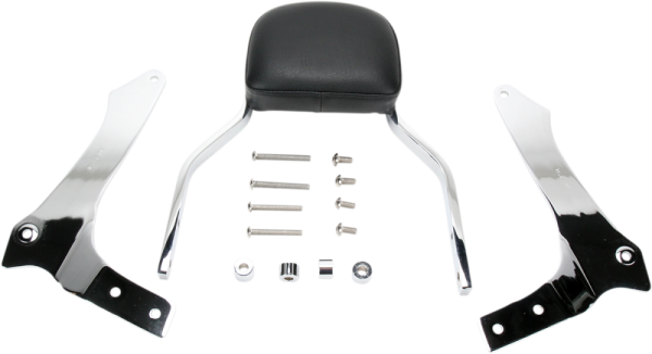 Square Sissy Bar Kit Chrome, 1, nordicamoto.ro
