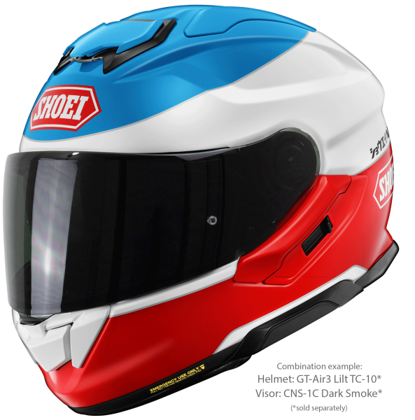 Casca integrala SHOEI GT-AIR3 LILT TC-10 Albastru/Rosu/Alb XXL-0