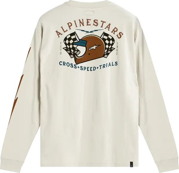 Full Face Long-sleeve T-shirt White-1