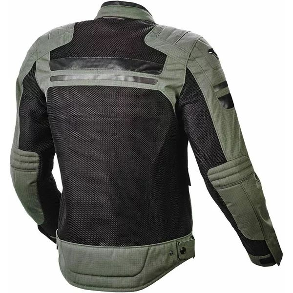 Geaca textil de vara MACNA FLUENT M Verde/Negru, 2, nordicamoto.ro