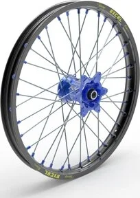 Jantă Elite Mx-en, spițe argintii, negru, albastru, 2, nordicamoto.ro