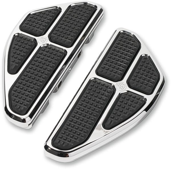 Boss Floorboards Black, Chrome, 2, nordicamoto.ro