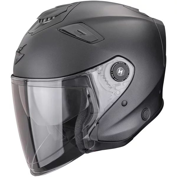 Casca open face/jet EXO-GT CARBON SOLID M Gri mat, 6, nordicamoto.ro