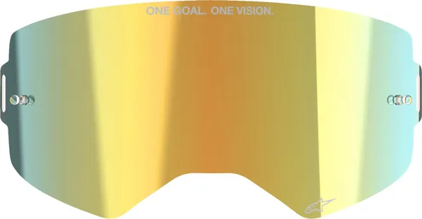 Alpinestars Supertech Goggle Abs Vision Lens Gold -0