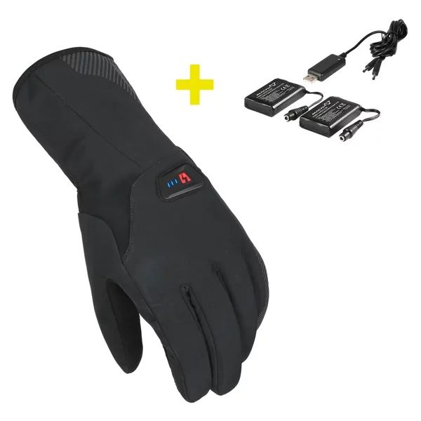 Manusi electrice cu incalzire MACNA SPARK KIT Negru S, 8, nordicamoto.ro