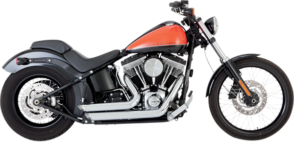 Shortshots Staggered Exhaust System Black, 3, nordicamoto.ro
