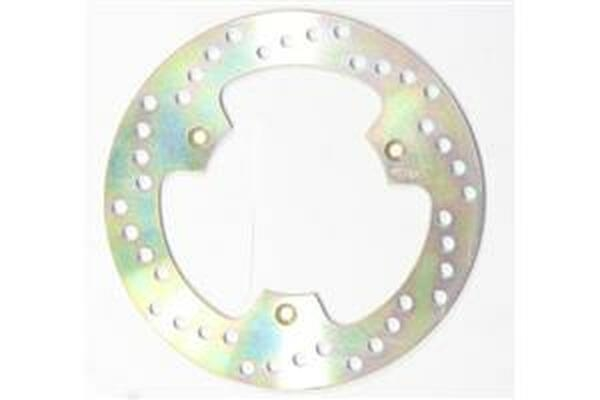 Round D-series Fixed Offroad Brake Rotor Silver, Stainless Steel, 1, nordicamoto.ro