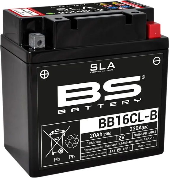 Sla Factory-activated Agm Maintenance-free Batteries Black-1