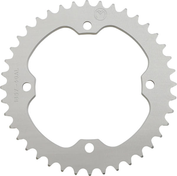 MOOSE RACING Aluminum Rear Sprocket Atv Silver -2