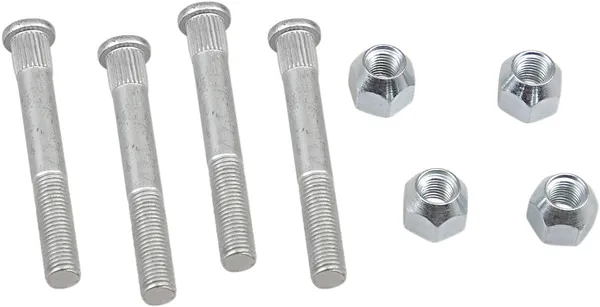 MOOSE RACING Wheel Stud-nut Kit Silver 