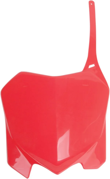 Replacement Front Number Plate Red