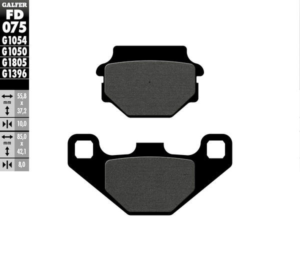 Brake Pad Orcanic, 2, nordicamoto.ro
