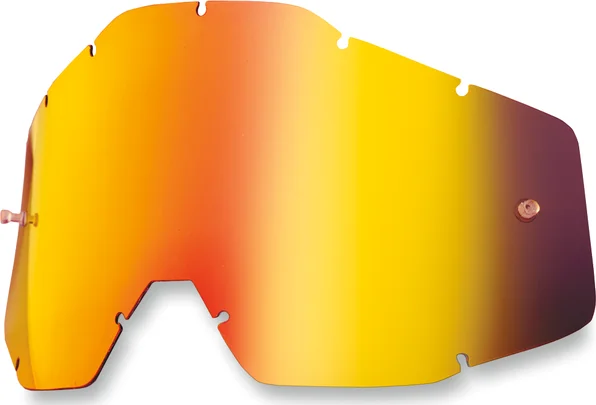 Lentila ochelari 100% Racecraft/Accuri/Strata Red Mirror, 1, nordicamoto.ro