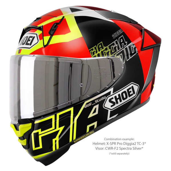 Casca Integrala SHOEI X-SPR PRO DIGGIA2 TC-3 Negru/Rosu/Galben XS, 4, nordicamoto.ro