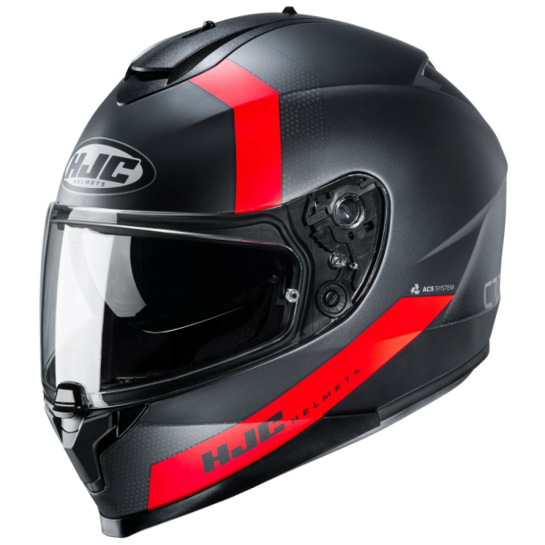 Casca HJC C70 Eura Rosu M, 1, nordicamoto.ro
