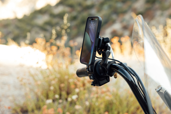 Suport telefon Quad Lock Motorcycle Handlebar Mount PRO Adjustable pentru ghidon de motocicletă, negru, 3, nordicamoto.ro
