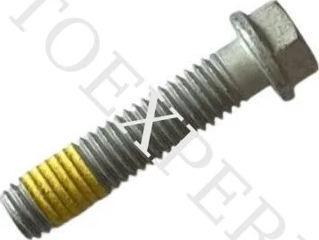 Hexagonal bolt with external hexagon with collar M8x35, 3, nordicamoto.ro