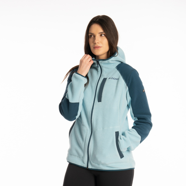 Hanorac Dama Klim Darby Canyon Fleece Milky Blue - Reflecting Pond-10