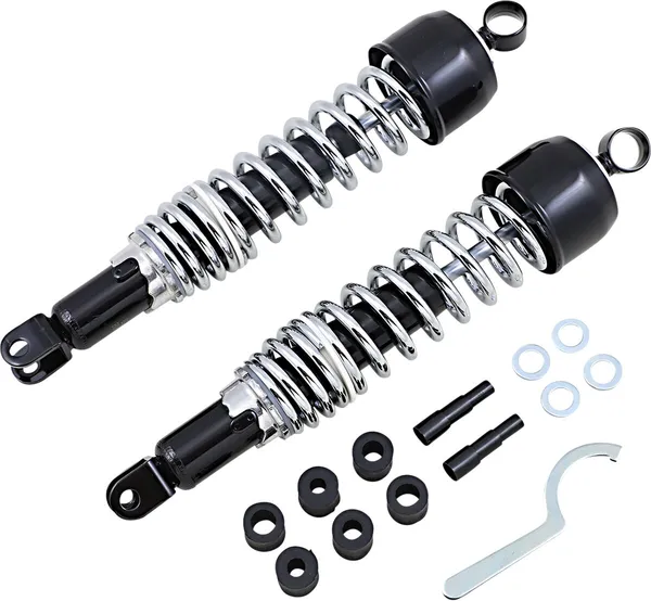 Classic Shocks Black, Gloss, Chrome-0