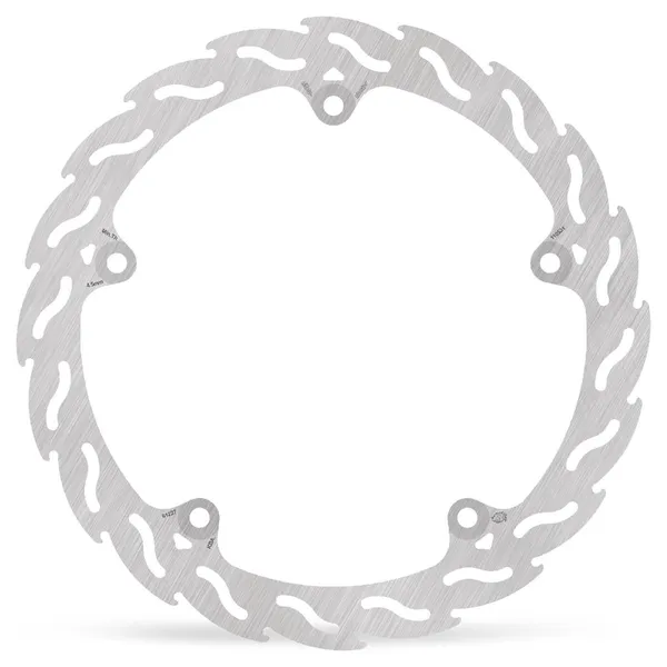 Flame Series Fixed Rotor Silver, Stainless Steel-0