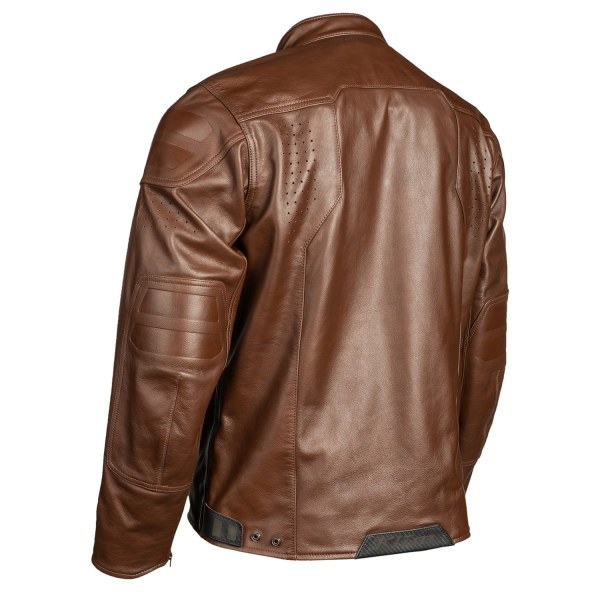 Geaca Moto Touring Klim Sixxer Leather Gunmetal Black-9