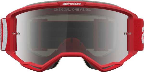 Vision 5 Hone Goggle White, Red, 4, nordicamoto.ro