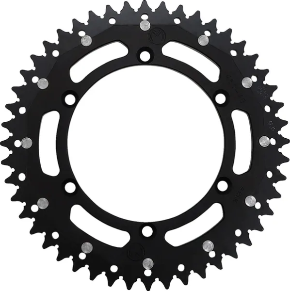 MOOSE RACING Dual Sprocket Black -0