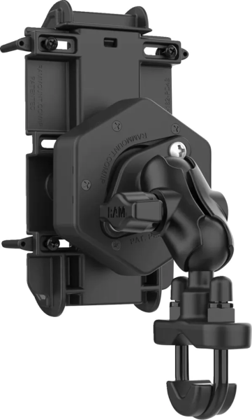 Quick Grip Phone Mount With U-bolt Base Black -2