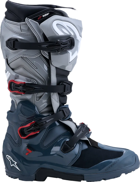 Cizme Alpinestars Tech 7 Enduro Drystar Gri Inchis/Rosu 38, 4, nordicamoto.ro