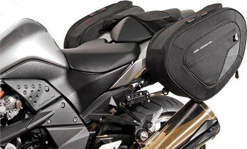 Blaze Saddlebag Set Black, Gray, 1, nordicamoto.ro