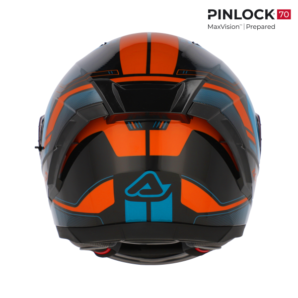 Casca Acerbis X-Way Graphic Blue/Orange-6