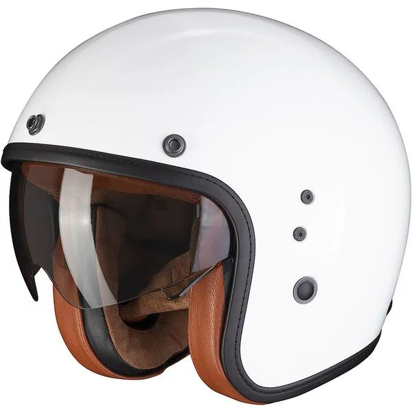 Casca open face SCORPION BELFAST EVO LUXE S NEGRU MAT, 4, nordicamoto.ro