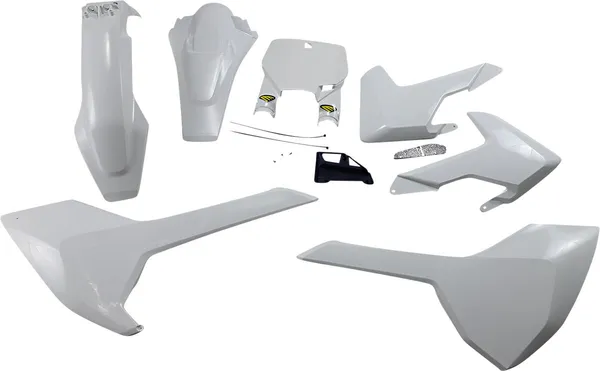 5 Piece Replica Body Kit White-0