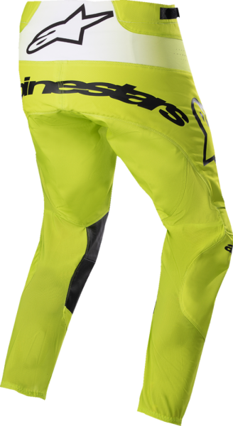 Pantaloni Copii Alpinestars Racer Push Yellow/White-1