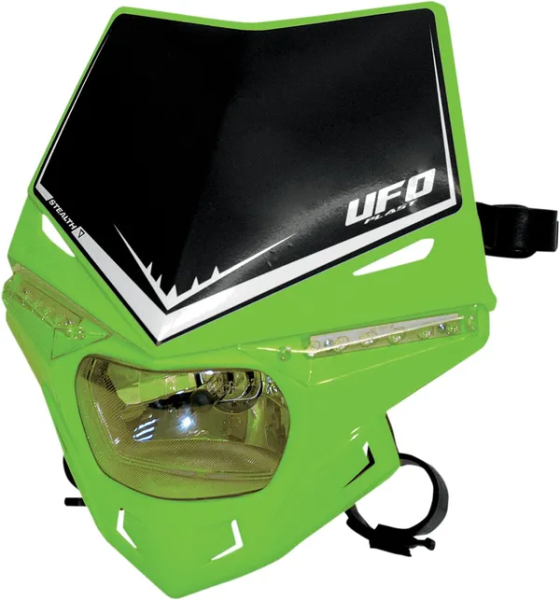 Two-piece Stealth Headlight System Green-0