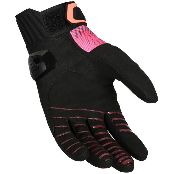 Manusi de dama vara MACNA OCTAR 2.0 XS Negru/Roz, 6, nordicamoto.ro