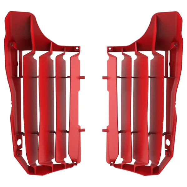 Radiator Guards For Honda Red-0