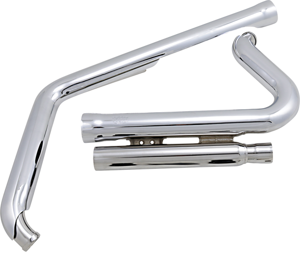 Speedster Short Rpt Exhaust System Chrome, 1, nordicamoto.ro
